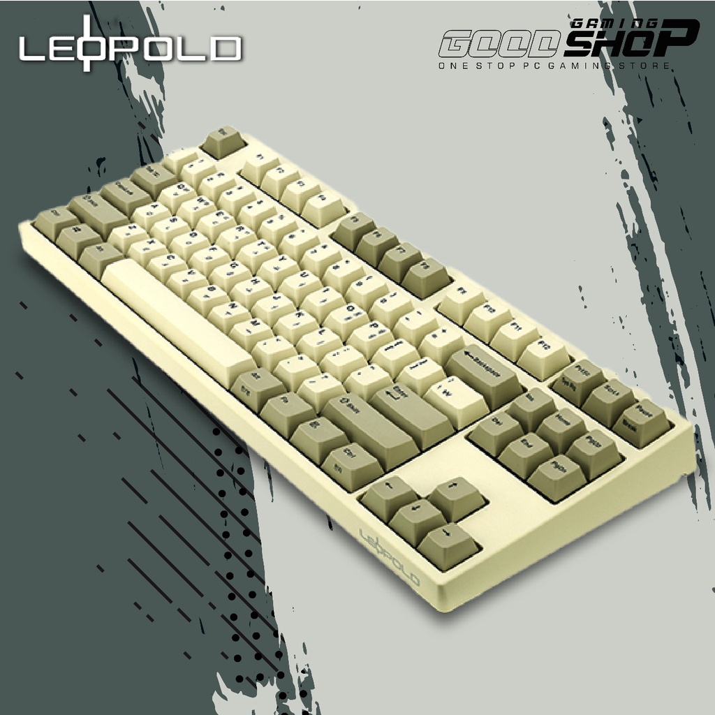 Leopold FC750R White 2 Tone Mechanical - Gaming Keyboard