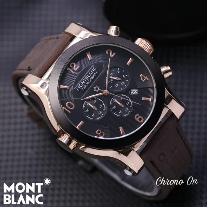 Jam Tangan Jam Tangan Pria Montblanc Chrono / Jam Pria Original / Jam Pria Keren / Jam Tangan Murah