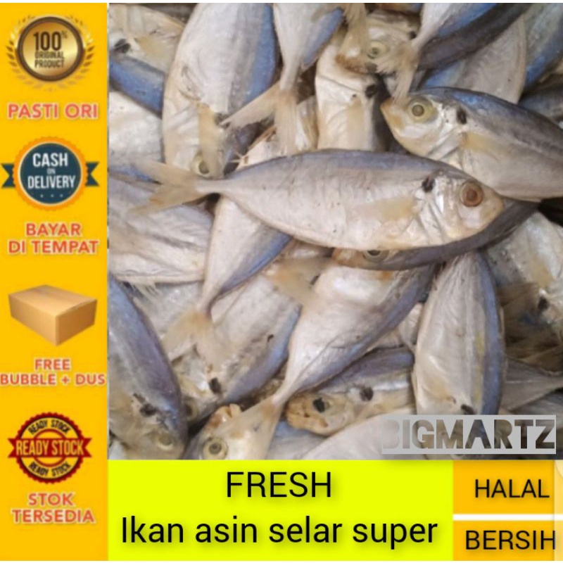 

Ikan asin selar fresh