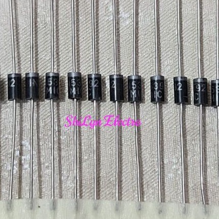 10 PCS DIODA 2A IN5392 5392 DIODE 100V MIC SEP ORIGINAL
