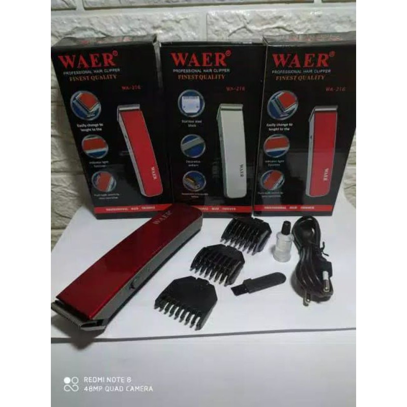 Alat Cukur Rambut Kumis Jenggot WAER WA-216 / Hair Clipper Nova 216