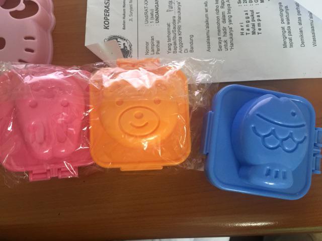 017 - Cetakan Pencetak Nasi Rice Bento Mold Telur Kelinci Rabbit Bunny