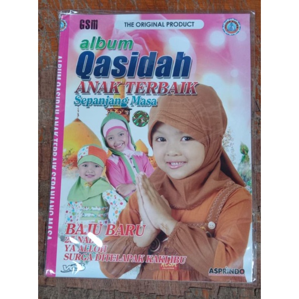Kaset Vcd Original Album qasidah anak terbaik sepanjang masa