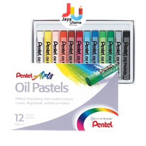 

Pentel Crayon Oil Pastel Regular Stick PHN 12 Warna