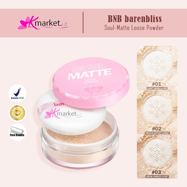 BNB barenbliss Soul-Matte Loose Powder Korea Bedak Tabur