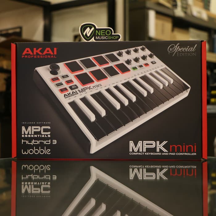 Jual Akai Mpk Mini Mk Ii Portable Midi Controller Special Edition White