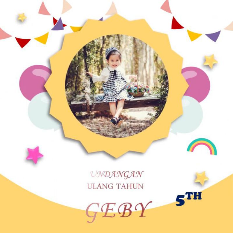 undangan digital ulang tahun anak