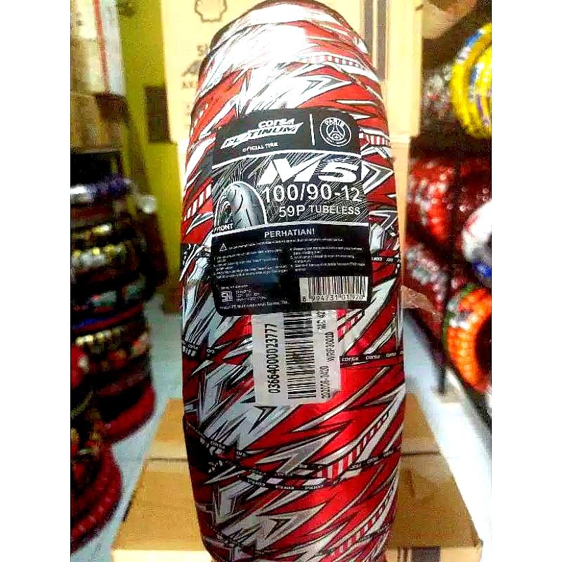 BAN TUBLES  MATIC CORSA PLATINUM M5 100/90.12 BAN BARU 100% ORIGINAL GRATIS PENTIL