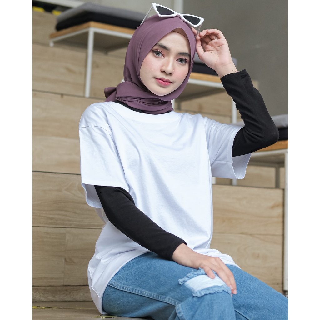 Ace Gallery - Kaos / T-Shirt Oversize Polos White