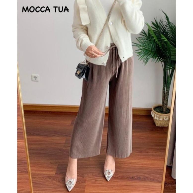 Kulot Plisket Lidi / Celana Kulot Plisket Lidi