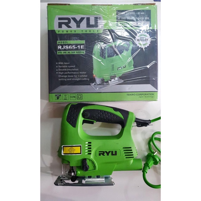 MESIN JIGSAW JIG SAW RYU RJS 65E MESIN POTONG GERGAJI KAYU TRIPLEK