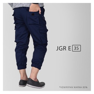 CELANA JOGER CARGO JGR E 35 Ukuran XXL dan 3XL | Shopee ...