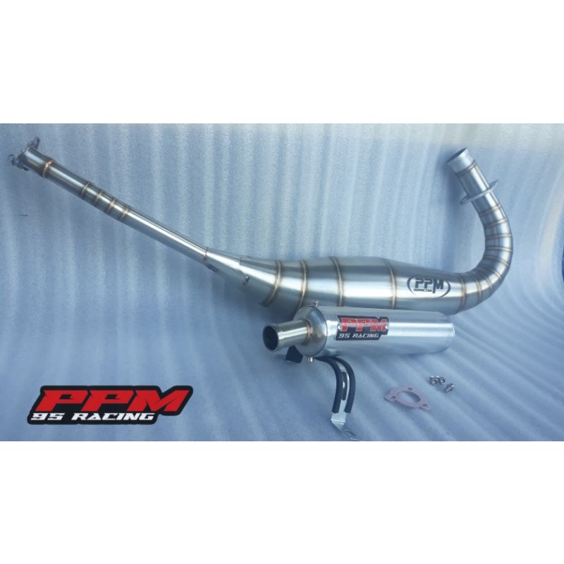 Knalpot ninja stainless PPM_95Racing sielincer almunium las/dop cor