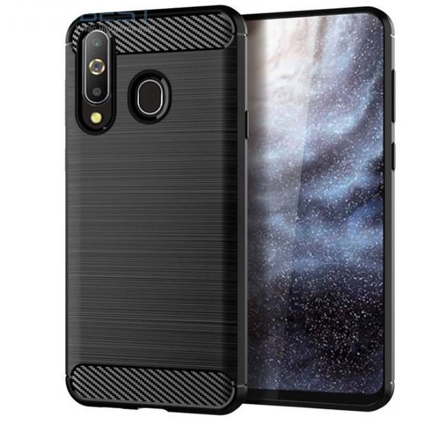 Samsung Galaxy M30 M20 - Case Ipaky Carbon Softcase Series