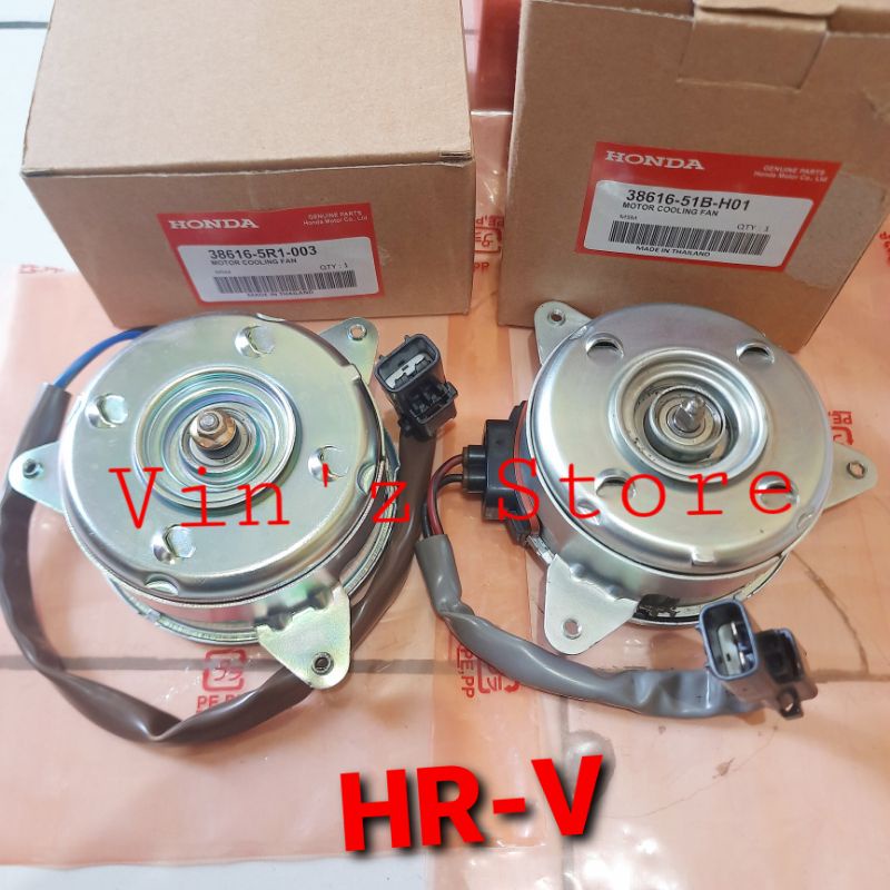Jual ORIGINAL MOTOR COOLING FAN RADIATOR DAN AC SET KOMPLIT HONDA HRV HRV 1.5 1.8 ASLI