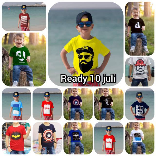 Kaos Distro Anak Usia 2-7 THN THIRTEEN-5