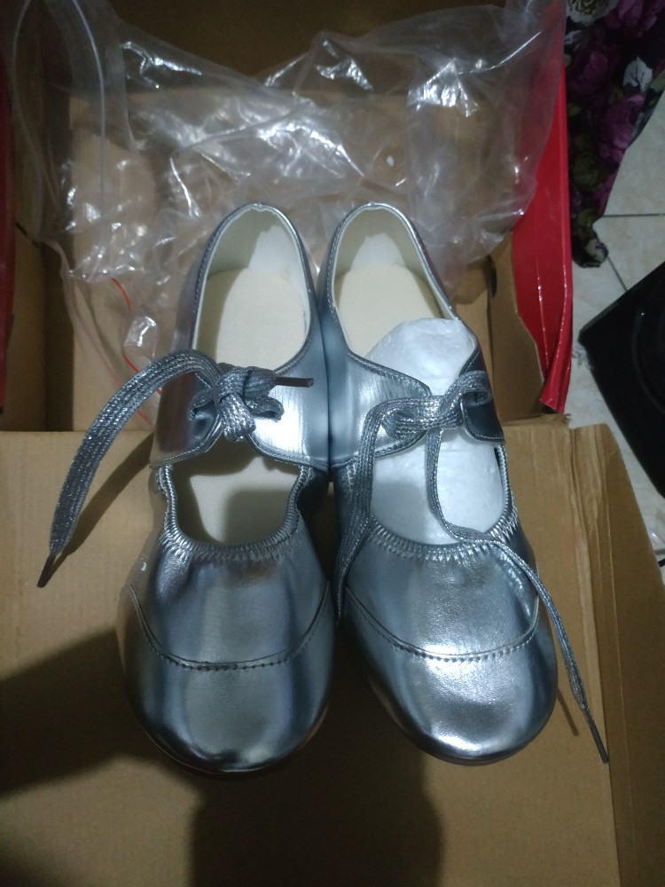 Sepatu Line Dance Wanita Oxford Tali