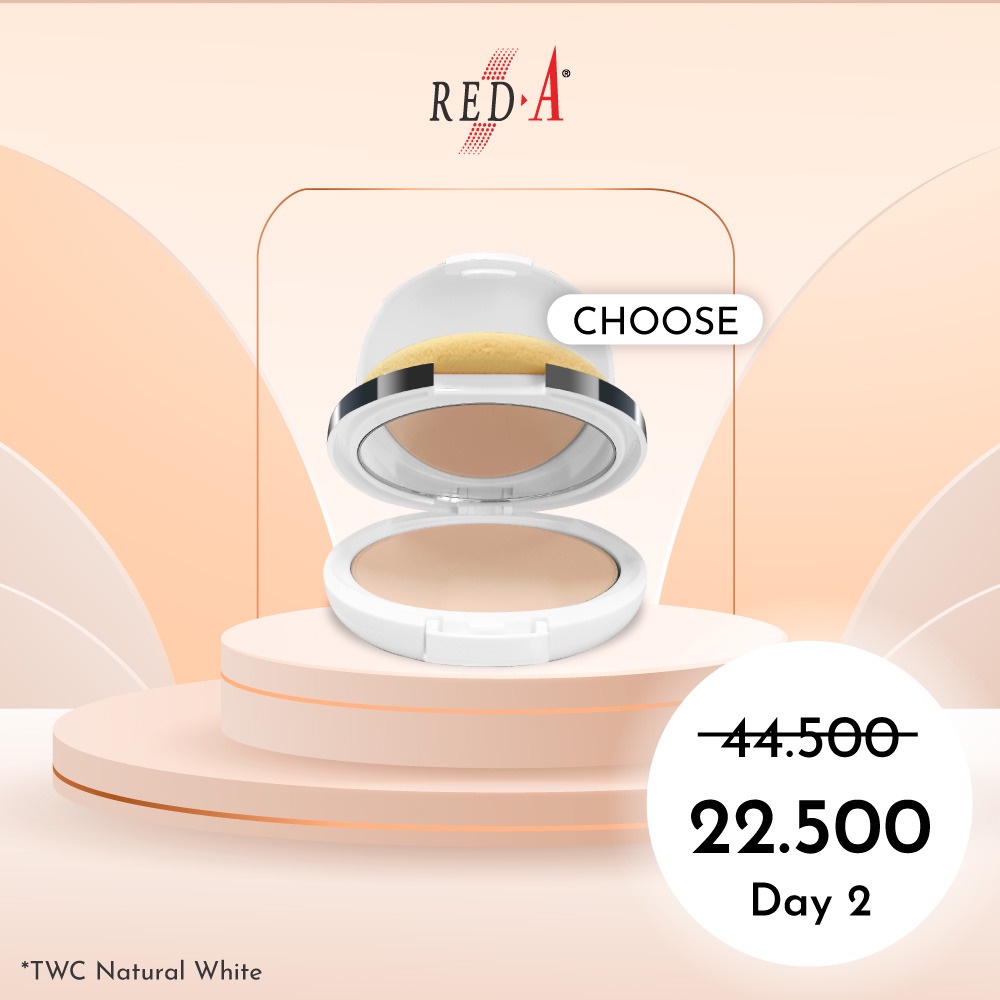 Red-A Two Way Cake Viva Cosmetics Bedak Padat Viva