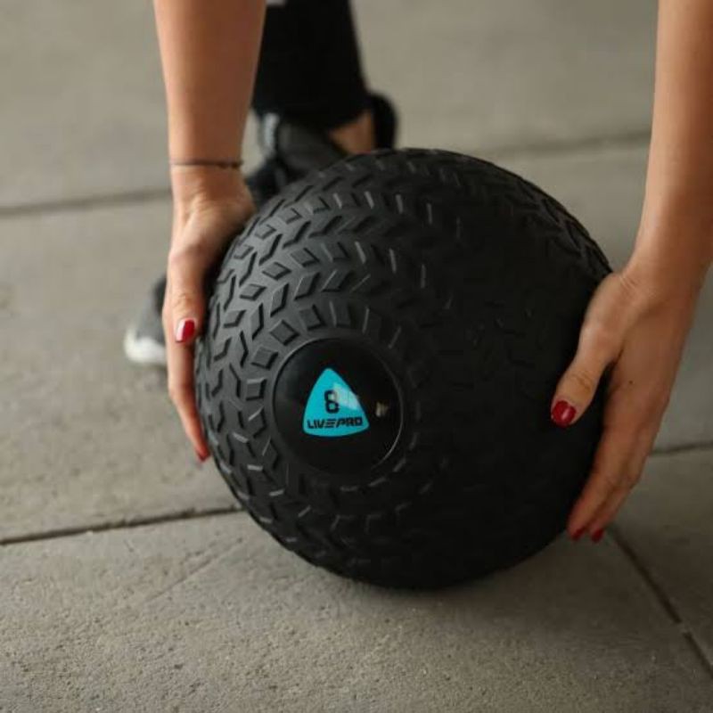 Slam Ball 8kg LIVEPRO LP8105-8 MEDICINE BALL BOLA GYM