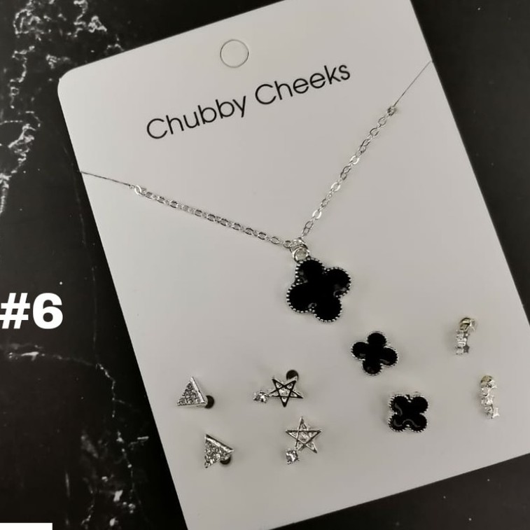 ➰CKK➰Kalung Anting Set FA05 Fashion Wanita Korea Aksesoris Murah-#6