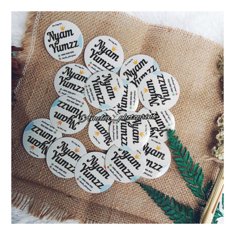 

CETAK STICKER OLSHOP / LOGO OLSHOP MURAH (LANGSUNG JADI / COD)