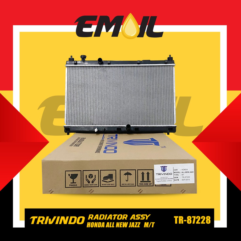 RADIATOR ASSY TRIVINDO HONDA ALL NEW JAZZ M/T MANUAL TR-87228