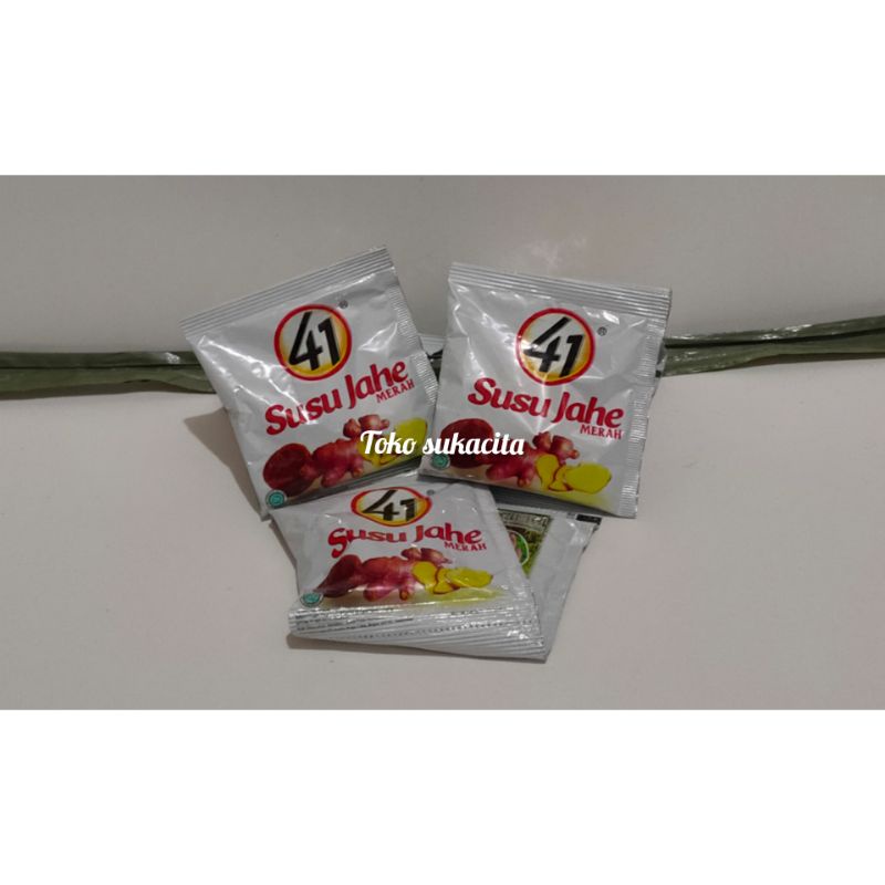 

41 susu jahe merah 25gram (10 sachet)