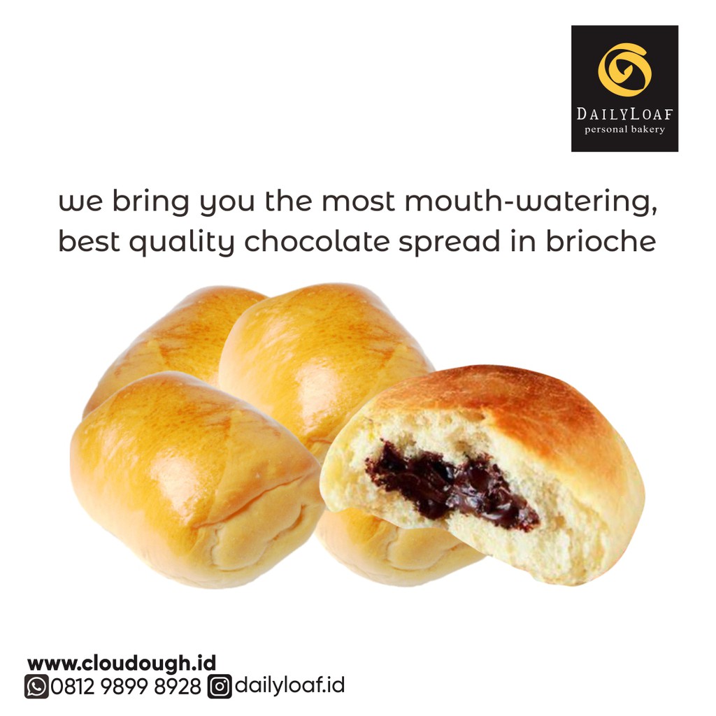

Roti Brioche Classic Choco Roll (isi 4pcs)
