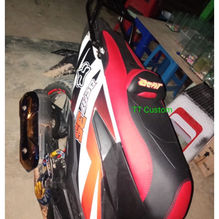 kulit jok modifikasi costum untuk motor Beat