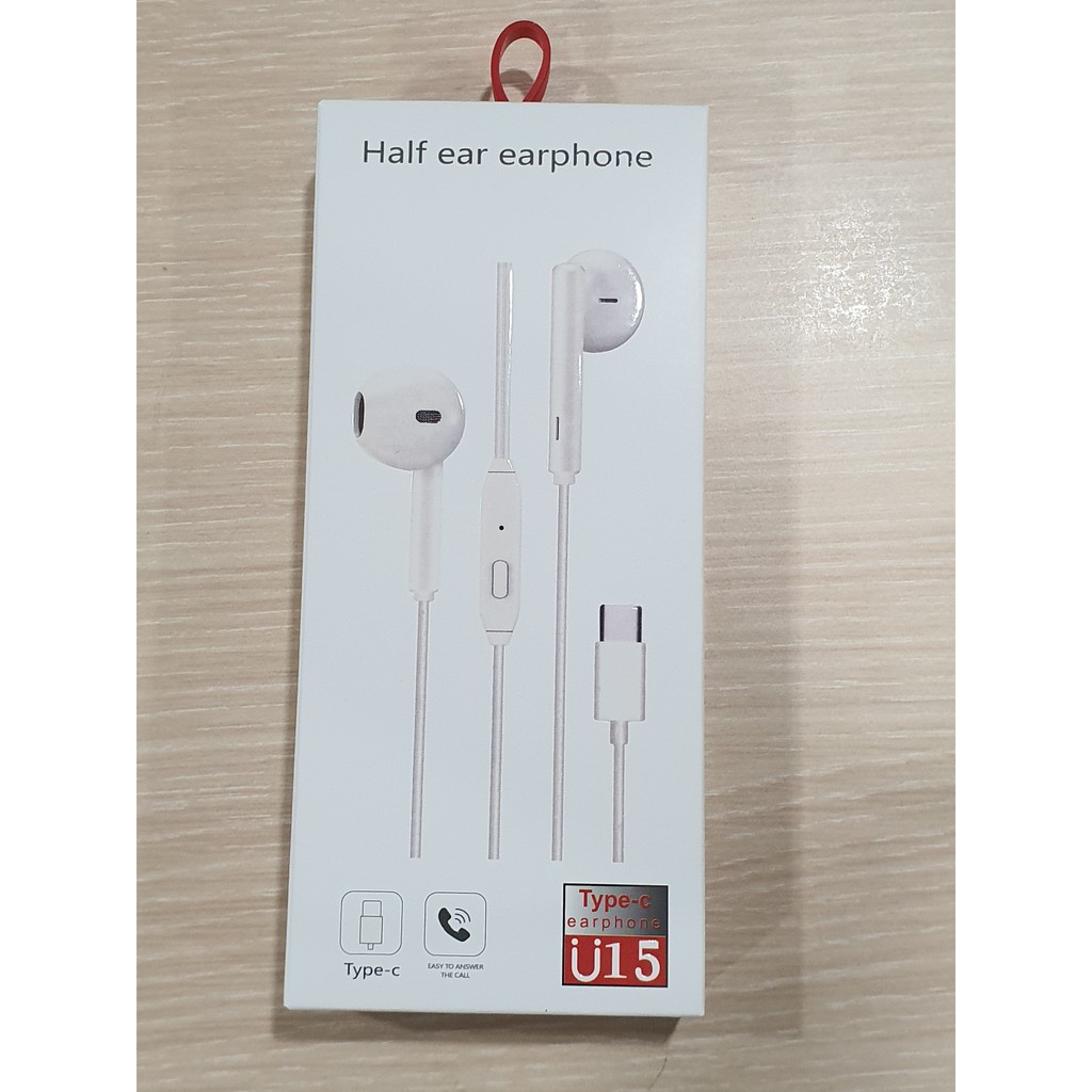 Headset Colokan Model Type C Android Earphone In Ear U15