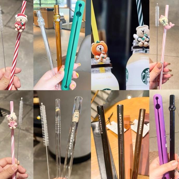 Sedotan Starbucks Reusable | Ecofriendly Starbucks Straw Import