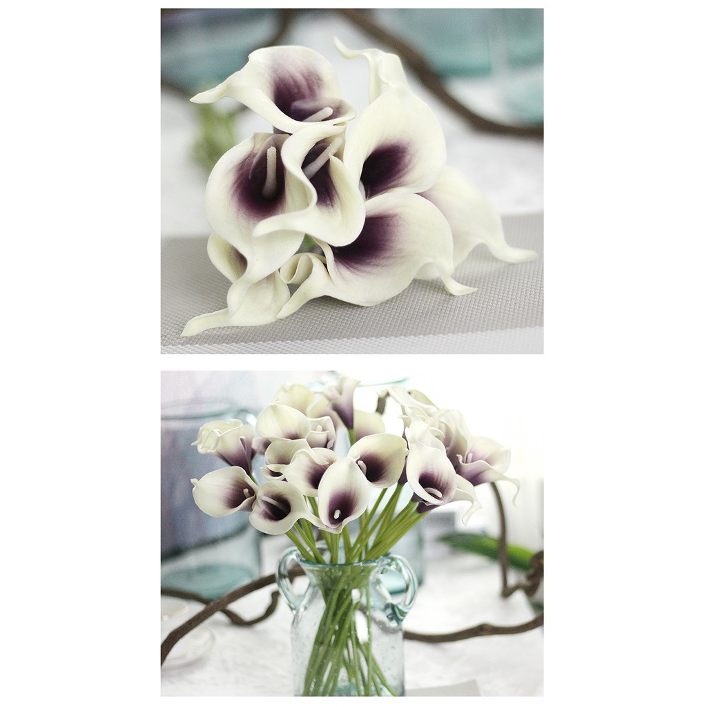 Bunga Artifisial / Bunga Simulasi - Tangkai Calla Lily Real Touch P35