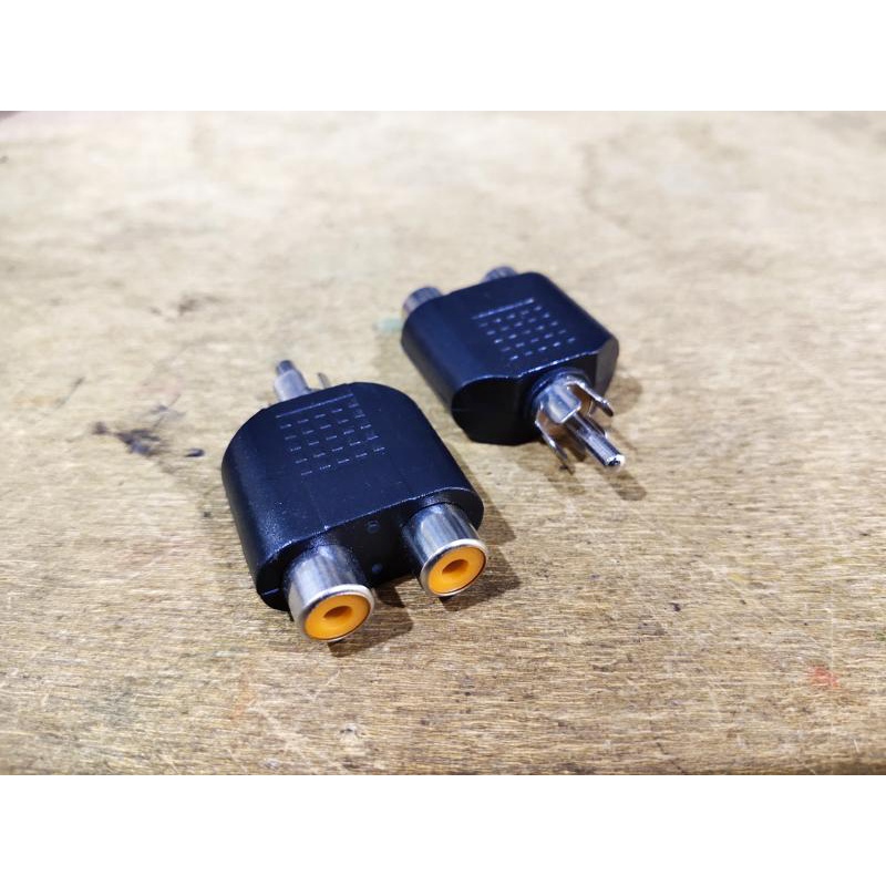 Sambungan Jack RCA to RCA Y