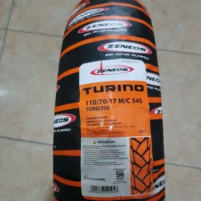 Paketan Ban ZENEOS 110/70-17 & 120/70-17 ZN 33 TURINO TUBELESS
