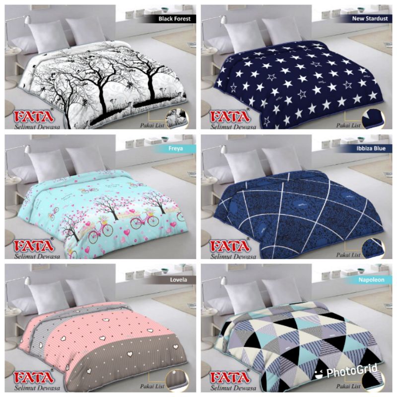 FATA _ SELIMUT BULU TERBARU FATA UK.200X200 CM