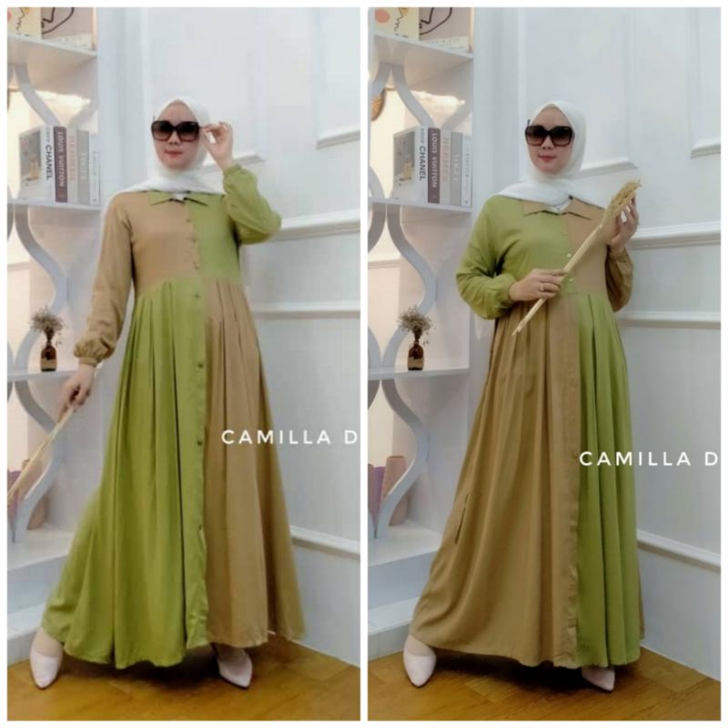 CAMILLA DRESS | GAMIS | DRESS KOMBINASI | MAXI DRESS | GAMIS KOMBINASI