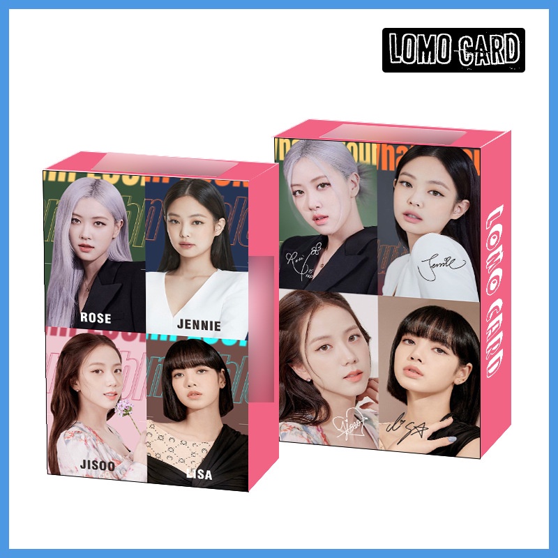 30pcs Kartu Foto LOMO BLACKPINK Album LISA ROSE JINNIE JISOO