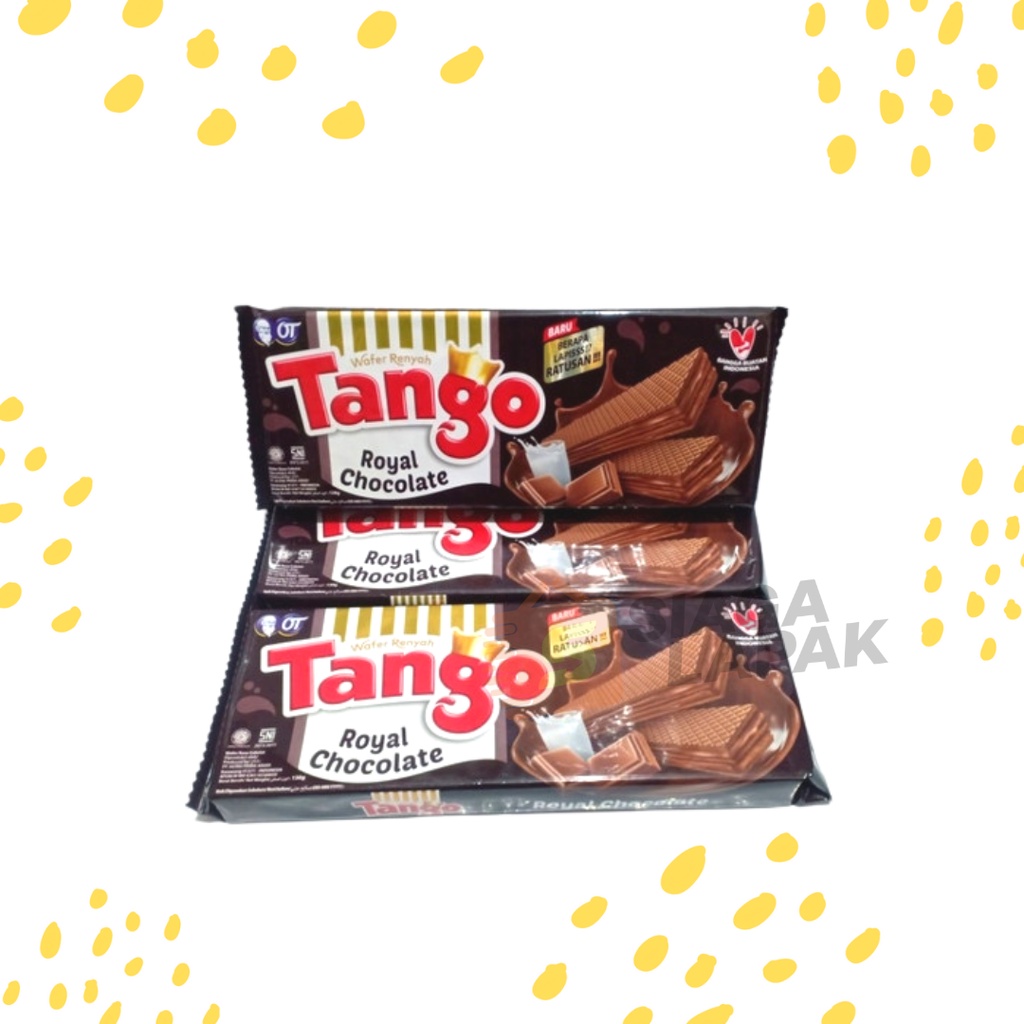 Wafer Tango Besar Rasa Vanilla Milk 130gr