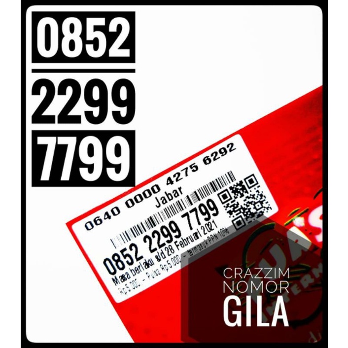 Nomor Cantik Telkomsel As. No cantik aabbccdd. Nocan super 7799