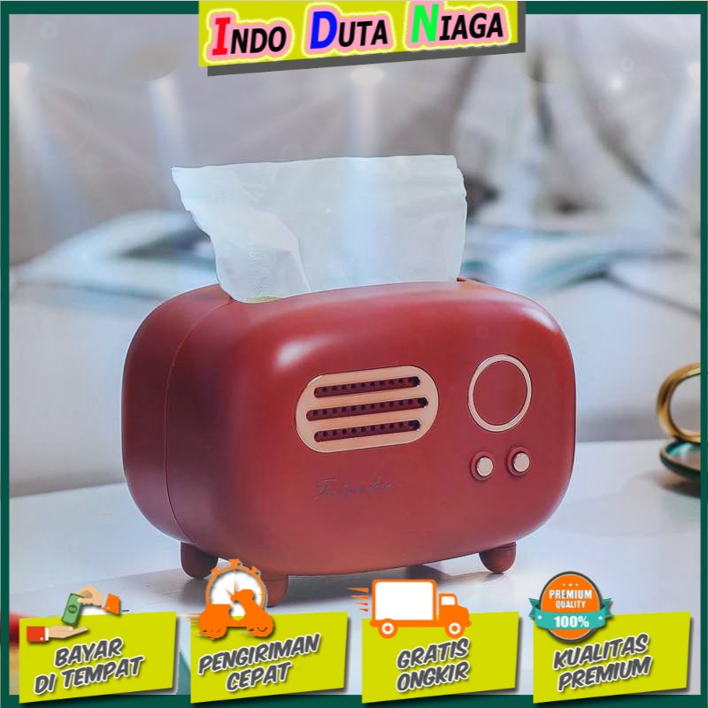 TopSung Kotak Tisu Model Retro Radio Tissue Box - ZJ104