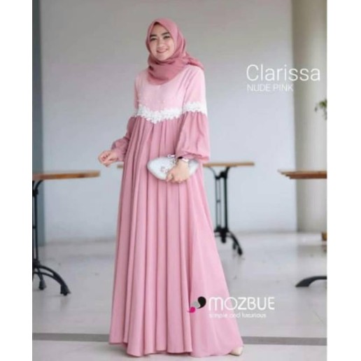 New Baju Gamis Syari / Dress Wanita / Grosir Baju Muslim / Gamis Murah Buat Kondangan 2019 Brukat