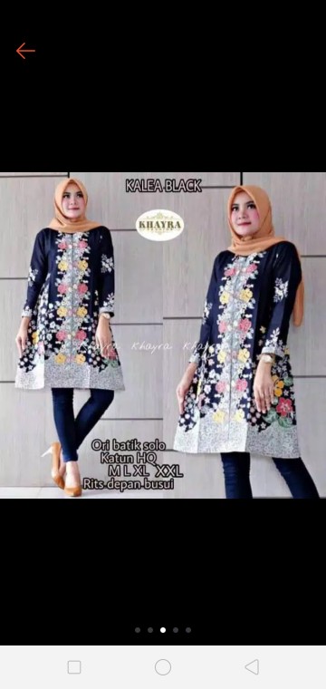 Tunik Batik 73 (xs S M L Xl Xxl Xxxl)