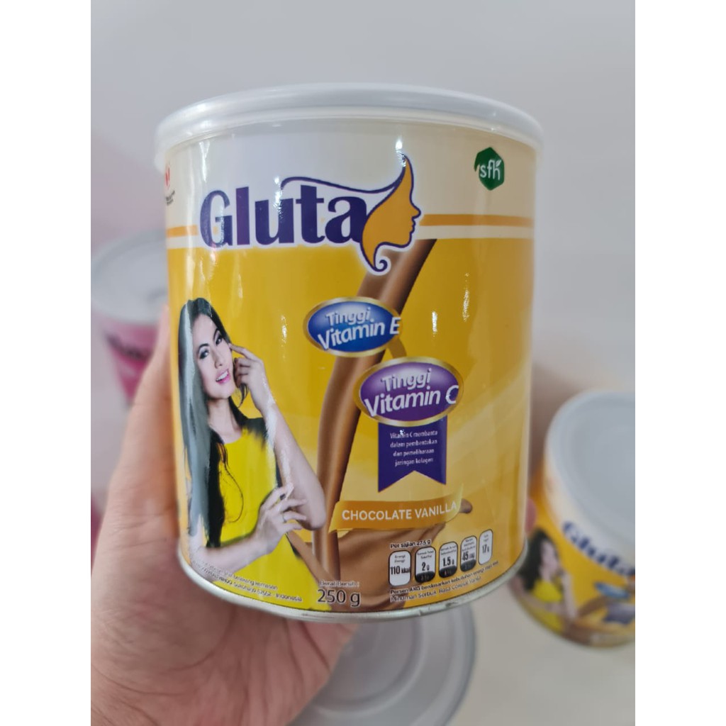 Gluta Drink Chocolate / Minuman Coklat Pencerah Regenerasi Kulit Mati