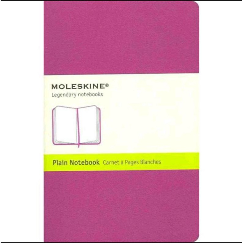 

Moleskine Plain Notebook Pink Magenta Pocket size