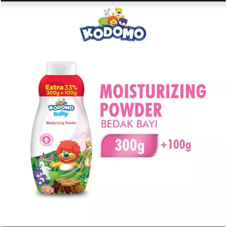 KODOMO Baby Powder Bedak Bayi Botol 300gr + 100gr