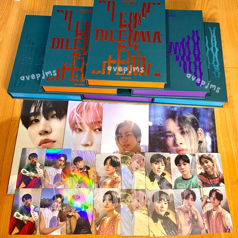 [ Ready Stock ] ENHYPEN DIMENSION : Dilemma Album Fullset with Photocard & Album Only Jungwon Heeseu