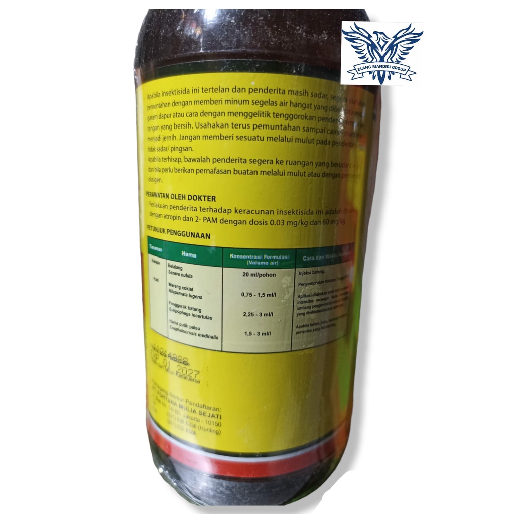 Insektisida Vista 400 SL 500 ML Bahan Aktif Dimehipo 400 g/l