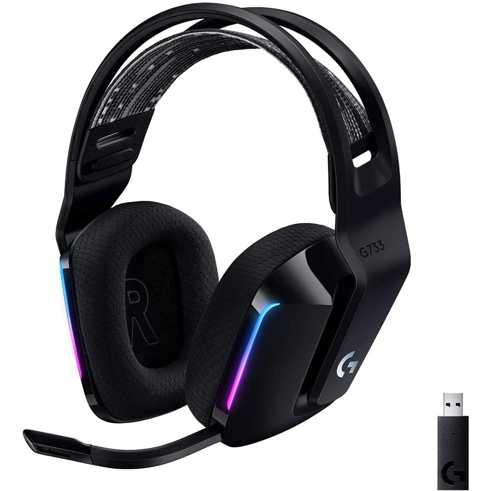 Headset Logitech G733 Lightspeed Wireless - Gaming - RGB - Garansi Ori