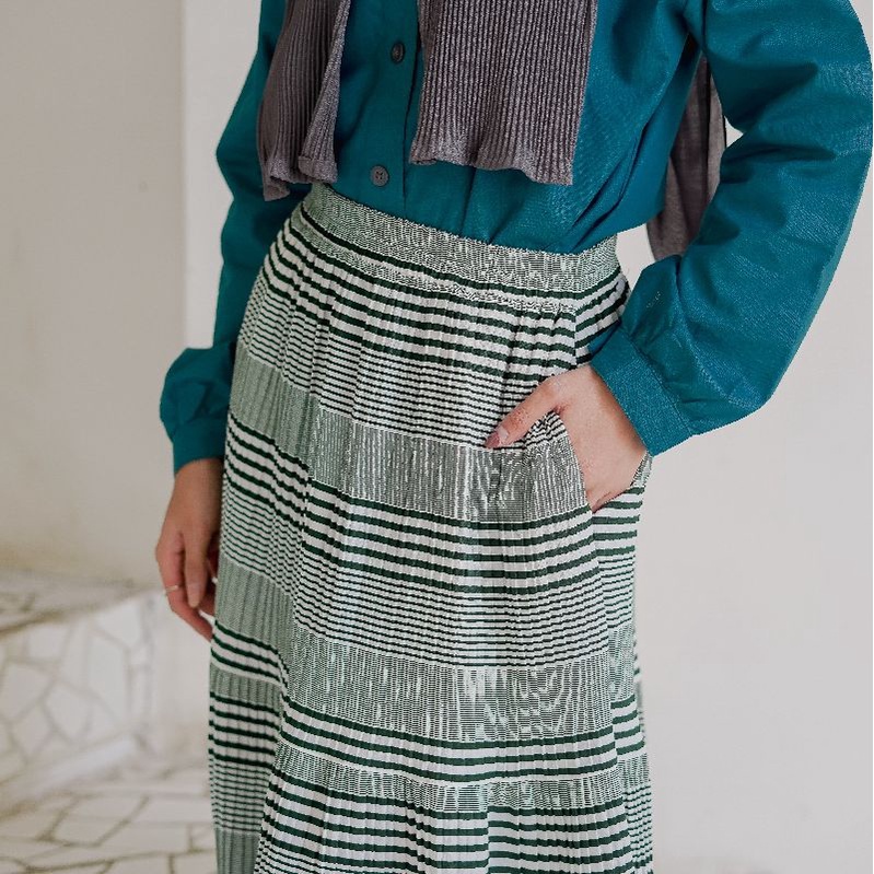 Eleanorre Alexa Skirt Pleats Rok Bawahan Wanita
