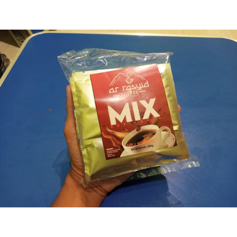 

Promo 1 pack coffee MIX Ar-Rasyid isi 10 sachet 32gr